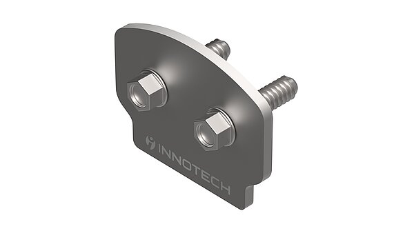 Koncová krytka lišty TAURUS od společnosti INNOTECH® je vyrobena z nerezové oceli a je speciálně navržena pro bezpečnou instalaci fotovoltaických systémů na střechy PREFA z vysoce kvalitního hliníku. Tato součást systému lišt TAURUS zajišťuje stabilní a spolehlivé upevnění vodicích lišt a přispívá k bezpečnosti při pracích na střeše. Produkt je nezbytnou součástí komplexního bezpečnostního systému pro solární instalace, který je certifikován dle normy EN 795 typ A a D.