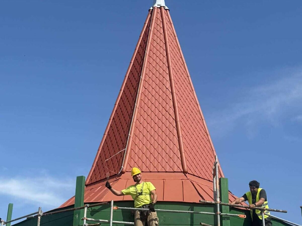 Ikonická věžička v novém kabátu PREFA v podobě hliníkové věžovky