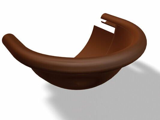 PREFA kulaté čelo žlabu oboustranné