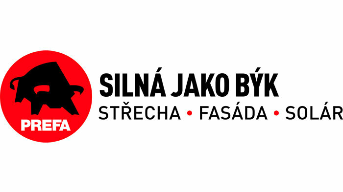 PREFA logo formát na šířku