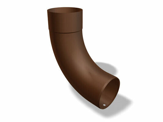 Koleno PREFA 85°, dostupné ve velikostech Ø 60, 80, 100 a 120 mm, umožňuje efektivní a bezpečnou změnu směru v odtokových systémech.