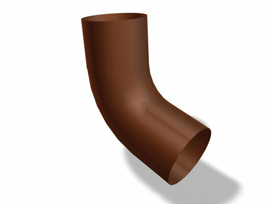 Koleno PREFA 72°, dostupné ve velikostech Ø 60, 80, 100, 120 a 150 mm, ideální pro flexibilní pokládání odtokových systémů. Koleno umožňuje přesnou změnu směru trubek.