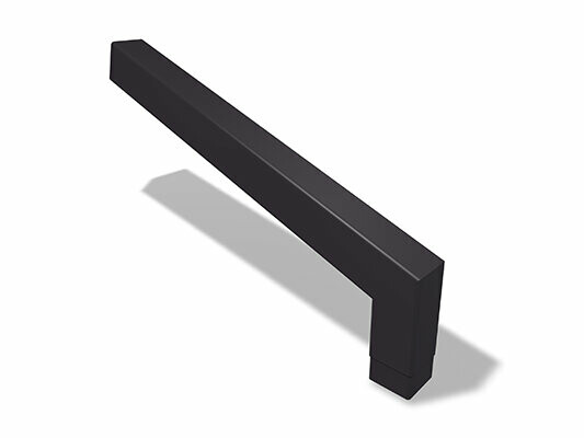 PREFA koleno hranatého svodu 72° (dlouhé), dostupné ve velikostech 80 a 100 mm, s rozměry 1 000 x 196 mm (viditelné).